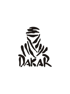 Sticker Master Dakar Siyah Sticker Oto Motor Pc Etiket