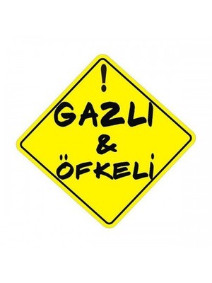 Sticker Master Gazlı Ve Öfkeli Oto Motor Pc Etiket