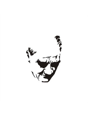 Sticker Master Kemal Atatürk Sticker Oto Motor Pc Etiket
