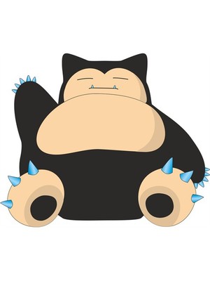Pokemon Snorlax Sticker Oto Motor Pc Etiket