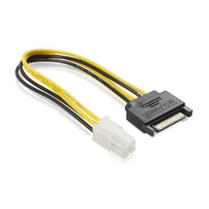 Ti-Mesh Sata 15Pin M / 4Pin Pcı Güç Kablosu - 15Cm