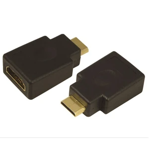 AH0009 Altın Kaplama HDMI Dişi - Mini HDMI Erkek Dönüştürücü Adaptör