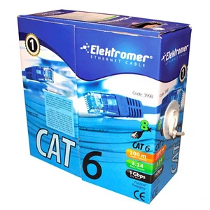 Cat6 24 Awg Ethernet Kablosu 100 Metre