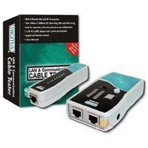 RJ11,RJ12,RJ45 Bnc Uçlu Bağlantılar İçin Test Cihazı DN-14001