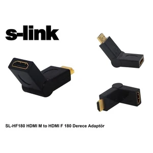 Sl-Hf180 Hdmı M To Hdmı F 180 Derece Adaptör