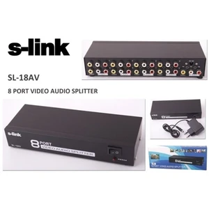 Sl-18Av 8 Port Av Splitter