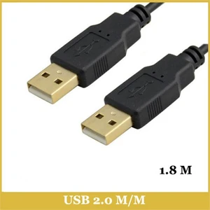 Ti-Mesh Usb 2.0 Am / Am Round, Gold Siyah - 1,8M