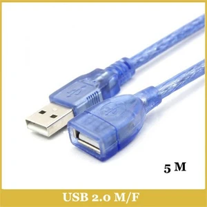 Ti-Mesh Usb 2.0 Am / Af Round,Gold Açık Mavi - 5M
