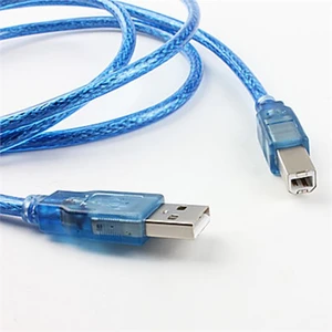 Ti-Mesh Usb 2.0 Gold Açık Mavi Yazıcı Printer Kablosu - 10M