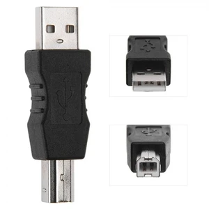 Ti-Mesh Usb Am-Bm Adapter Connector A Male To B Male Black