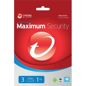 Trend Micro Maximum Security 3 Kullanıcı 1 Yıl (TI00239873D)