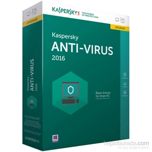 Antivirüs 2016 4 Kullanıcı 1 Yıl