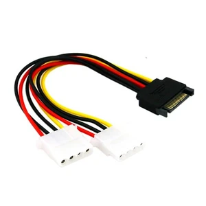 Ti-Mesh Double Major 4P Sata F Power Switch Power Line Kablo - 30Cm