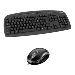 FK-144QP PS2 Klavye & USB Mouse Set