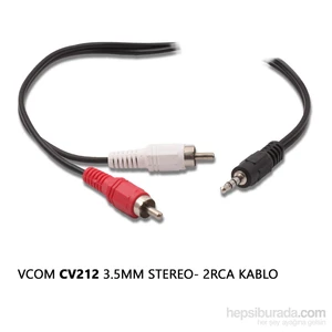 Cv212-5Mt 3.5Mm Stereo To 2Rca Kablo