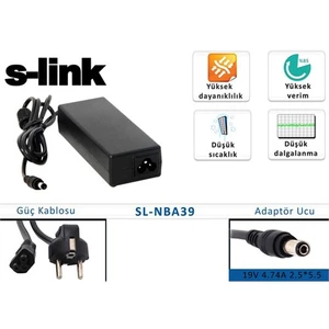 Sl-Nba39 19V 4.74A 2.5*5.5 Notebook Adaptör