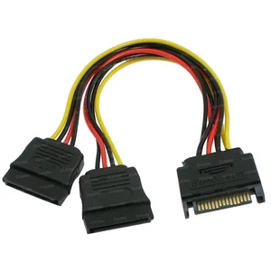 P202 15Pin SATA - 2x15Pin SATA Dönüştürücü Kablo (DK-CB-P202)