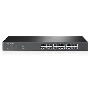 TL-SF1024, 24-Port 10/100Mbps % 40 Enerji Tasarruflu 19" Çelik Kasa Rackmountable Switch