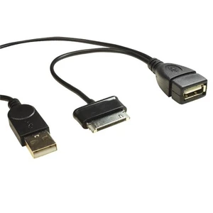 Ti-Mesh Usb 2.0 A F / Usb 2.0 A M - 30 Pin - Nickel/Black
