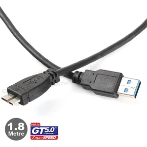 1.8 Metre USB 3.0 HDD Taşınabilir Disk Kablosu (DK-CB-USB3MICROBL180)