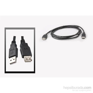 Cu202-B-3  3Mt Siyah 2.0 Usb Uzatma