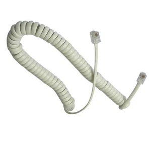 Ct044c Telefon Ahize Spıral Beyaz Kordon