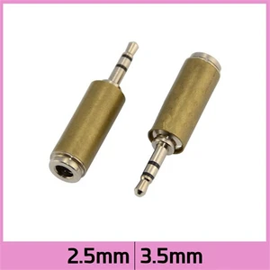 Ti-Mesh 2.5Mm Plug Trs Stereo Erkek 3.5Mm Dişi Ses Çevirici Adaptör - Altın