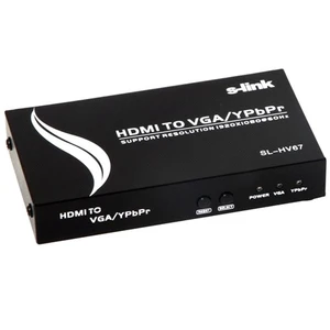 Sl-Hv67 Hdmı To Vga+Ypbpr Çevirici