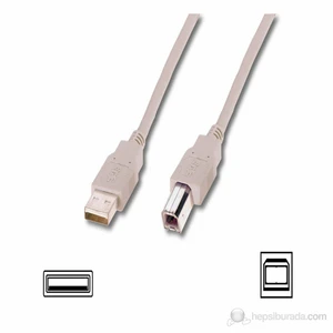 AK-300102-018-E 1.8m USB Yazıcı Kablosu