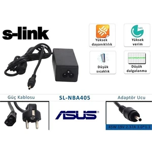 Sl-Nba405 45W 19V 2.37A 3.0*1.1 Asus Notebook Standart Adaptör