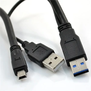 Ti-Mesh Usb 3.0 A M+Usb 2.0 A M / Usb 3.0 Mini 10P - 1M