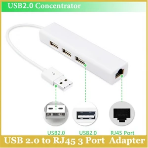 Ti-Mesh Usb 2.0 To Rj45 3 Port  Network Adapter