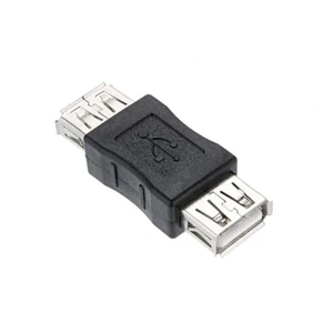 Ti-Mesh Usb F-F Adapter Connector A Female To A Female Black