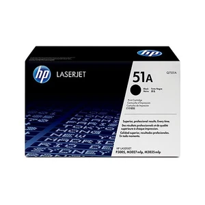 51A 6500 Sayfa Kapasiteli Siyah Toner Q7551A