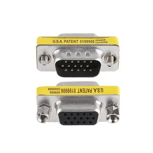 Ti-Mesh M-F 15 Pın Hd Db15 Vga Svga Kvm Mini Gender Changer Adaptor
