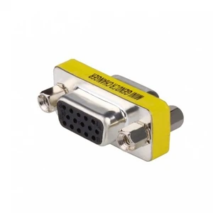 Ti-Mesh F-F 15 Pın Hd Db15 Vga Svga Kvm Mini Gender Changer Adaptor