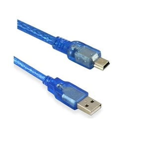 Ti-Mesh Usb 2.0  A Male Plug To Mini B Male Plug Otg Data Cable With Magnetic Ring - 5M
