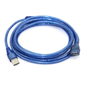 3 Metre Usb 2.0 Uzatma Kablosu Mavi Filtreli