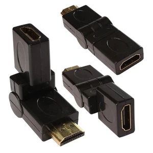 Ti-Mesh Hdmı M / Hdmı F 360Derece Dönen - Gold/Black