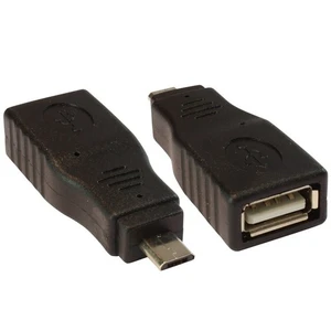 Ti-Mesh Mikro 5P M / Usb A F - Nickel/Black