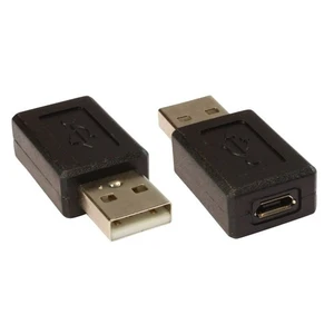 Ti-Mesh Usb 2.0 M / Mikro 5P F - Nickel/Black