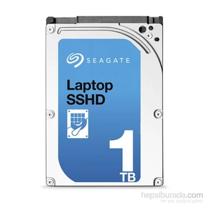 Laptop SSHD 1TB 2.5" 5400RPM + 8GB Hybrid SSD Sata 3.0 64Mb Notebook Disk (ST1000LM014)
