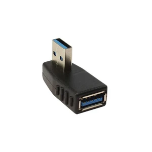 Ti-Mesh Usb 3.0 A M / A F 90Derece Dönüştürücü - Nickel/Black