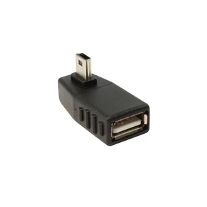 Ti-Mesh Mini 5P M 90Derece Yan Açı / Usb A F - Nickel/Black