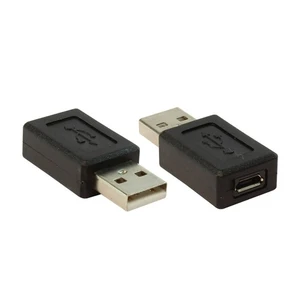 Ti-Mesh Usb 2.0 A M / Usb 2.0 Mini 5P F Dönüştürücü - Nickel/Black