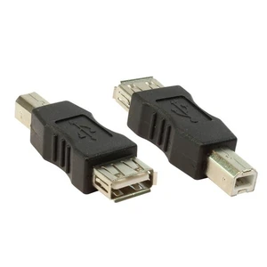 Ti-Mesh Usb 2.0 A F / Usb 2.0 B M Dönüştürücü - Nickel/Black