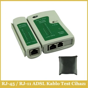 Rj-45 / Rj-11 Adsl Kablo Test Cihazı
