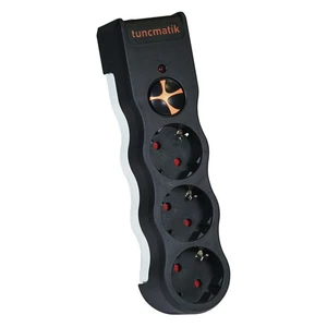 Enerji Koruma Prizi Powersurge 3'lü Siyah 525 JOULE (TSK5082)