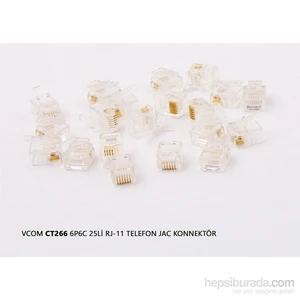 Ct266 6P6c 25Li Rj-11 Telefon Jac Konnektör