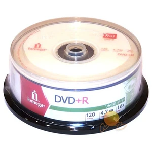 16X 4.7GB 120DK DVD+R 25' li Cakebox (omdv88)